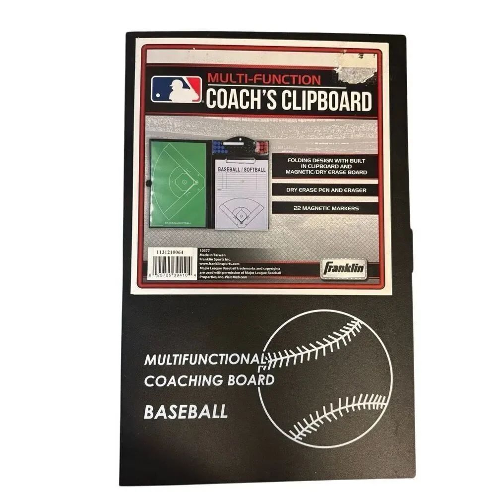Franklin MLB Multi-Function Baseball Coaches Clipboard